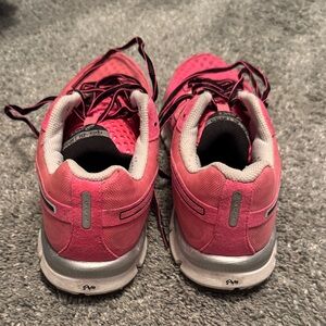 Asics Pink and Gray Athletic Shoes